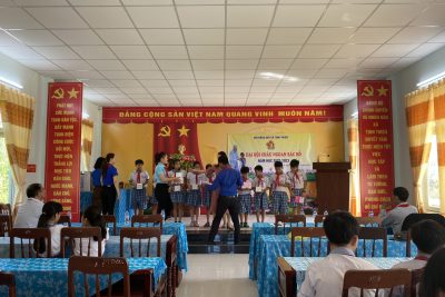 Hội đồng đội xã cùng Liên đội trường TH&THCS Tịnh Thiện long trọng tổ chức Đại hội Cháu ngoan Bác Hồ năm học 2022-2023